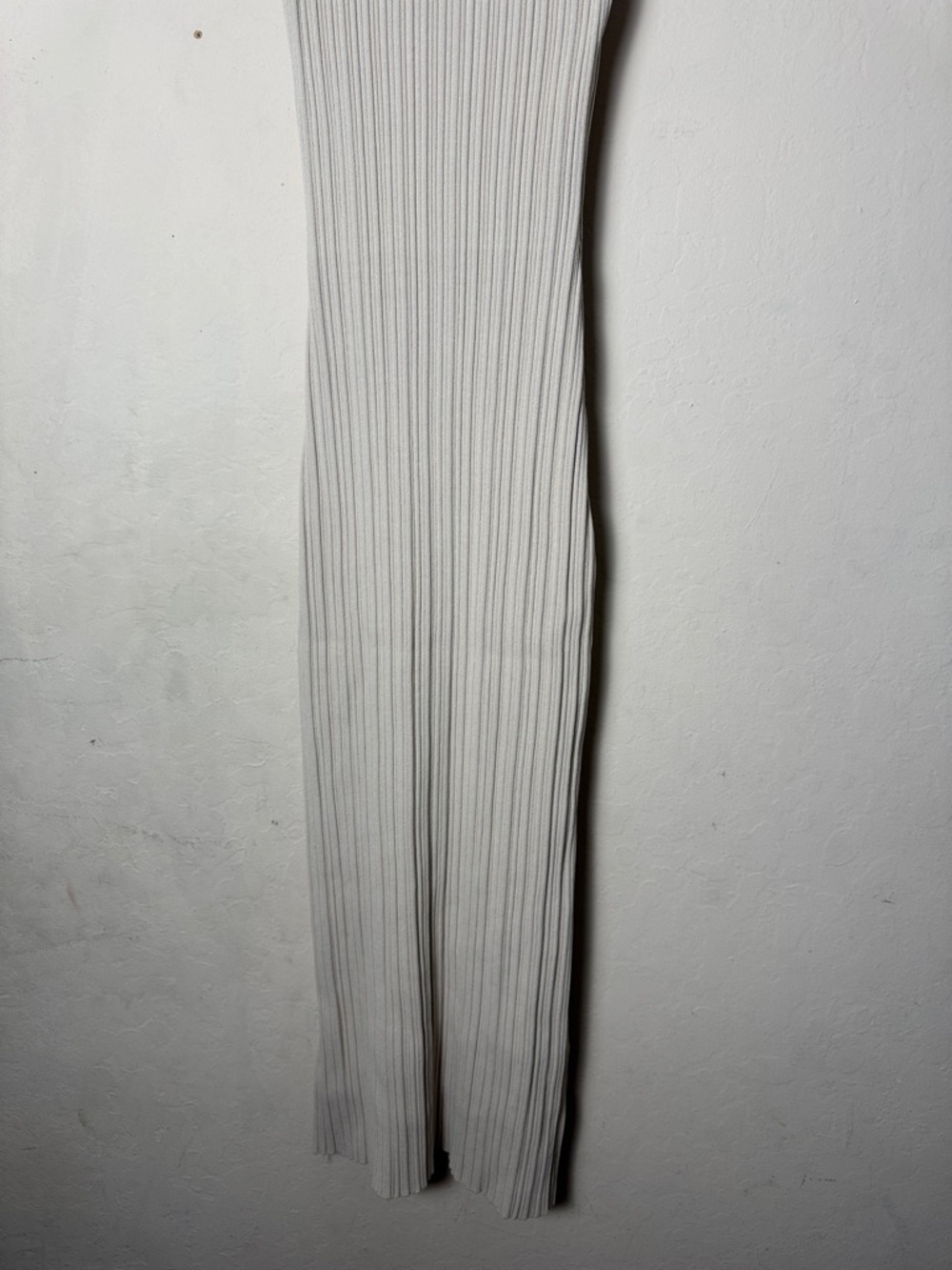 DISSH Sleeveless Ribbed Maxi Dress in Cream Size Small - Picture 5 of 7